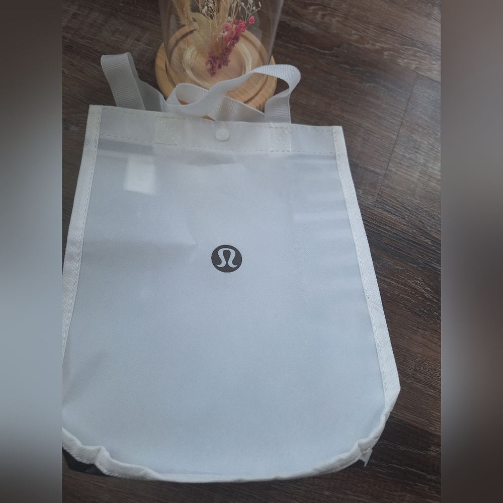 Lululemon White Tote Bag